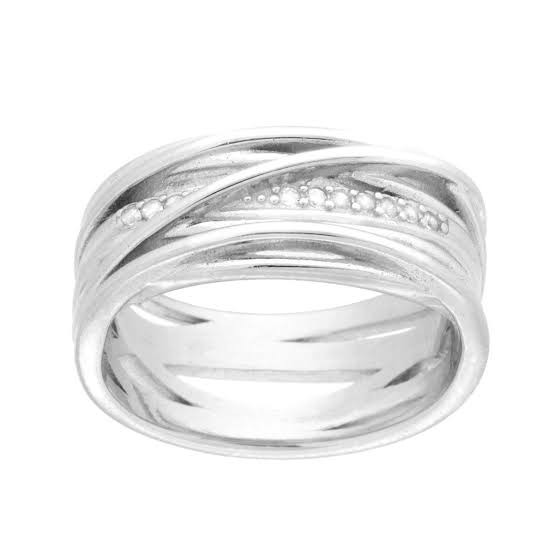 ANELLO AVVOLTO LINEARE 4P LUCIDO - MIS. 07MM/Ø03